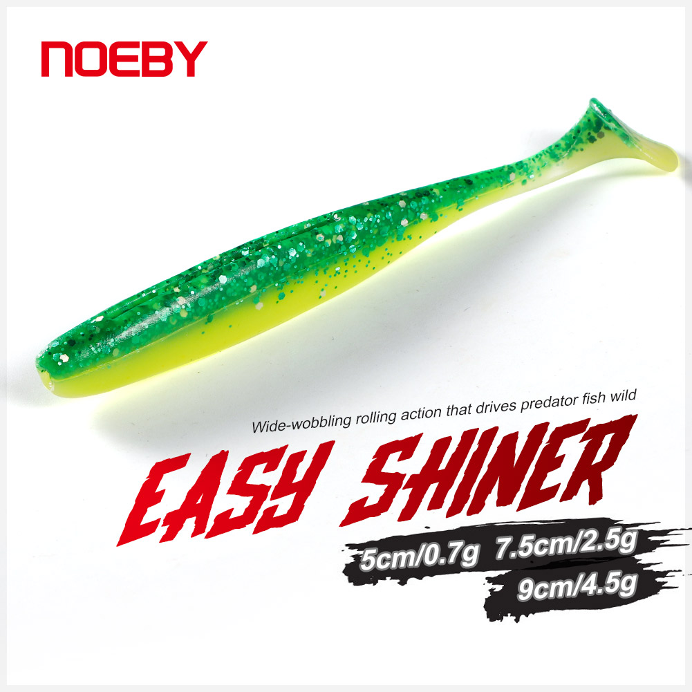 Noeby Easy Shiner Silicone Sha - Fishing Lure Soft Plastic 评论和价格