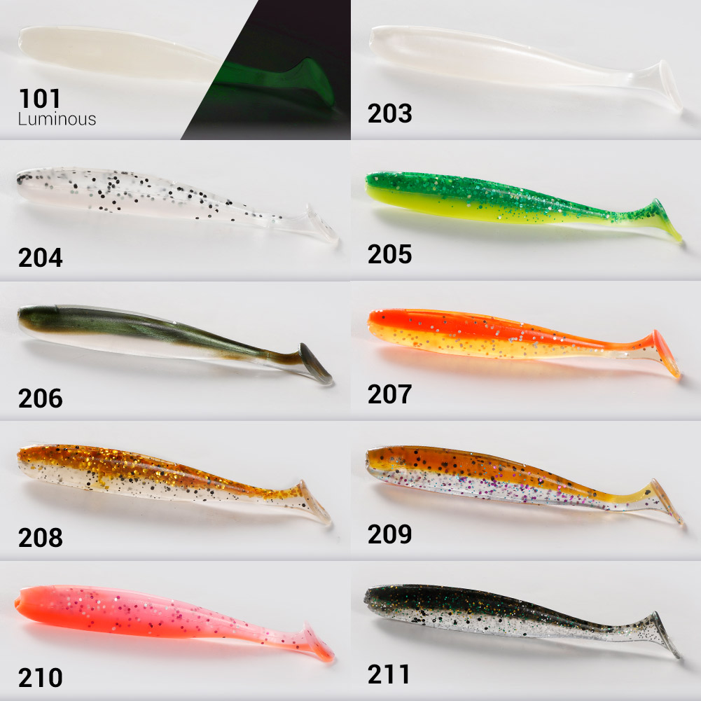 Noeby Easy Shiner Silicone Sha - Fishing Lure Soft Plastic 评论和价格