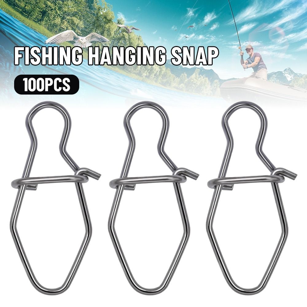 100pcs/lot nice Snap Fishing B - Fishing Lure Accessories 评论和价格