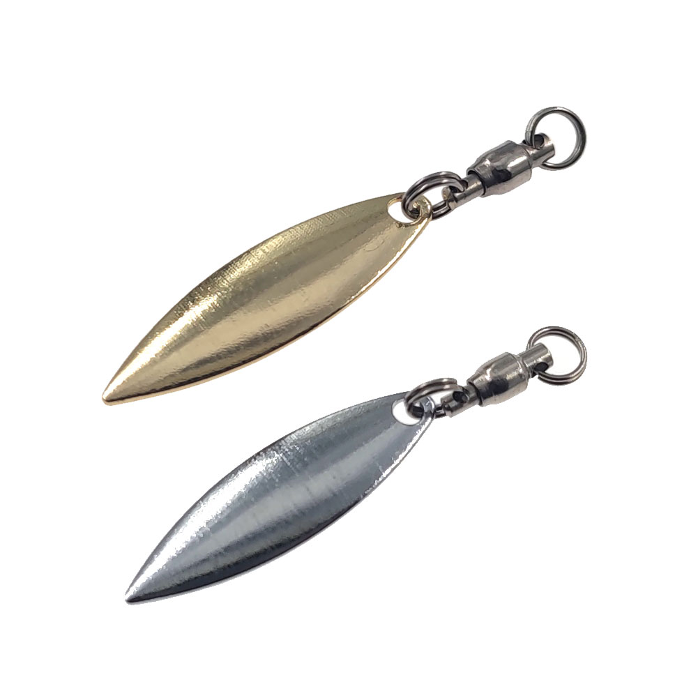 10pcs Willowleaf Blades Spinne - Fishing Lure Blade Bait 评论和价格