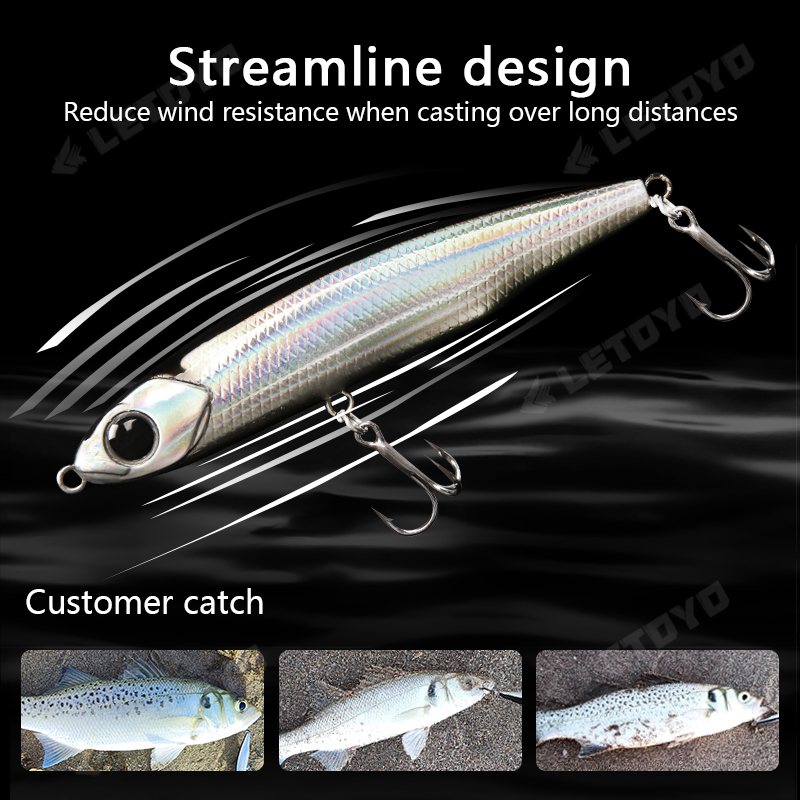 LETOYO Sinking Pencil 17g 12g- - Fishing Lure Topwater 评论和价格