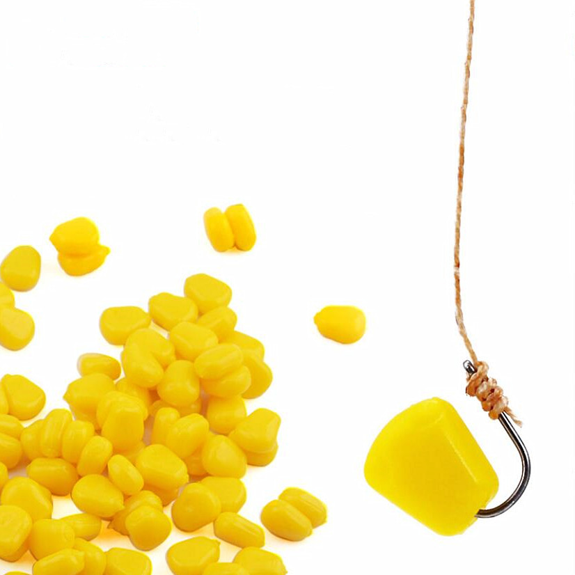 50pcs/100pc Silicone Corn Smel - Fishing Lure Soft Plastic 评论和价格