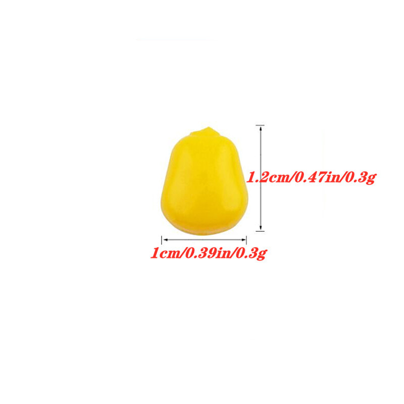 50pcs/100pc Silicone Corn Smel - Fishing Lure Soft Plastic 评论和价格
